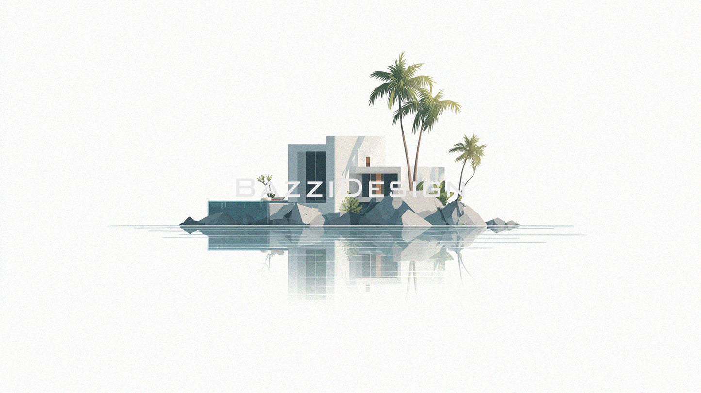 Island Architecture Art Print