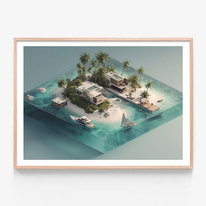 Tropical Paradise Art Print