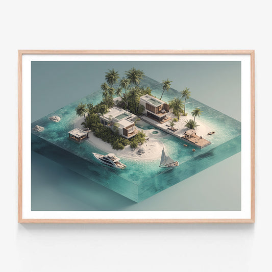 Tropical Paradise Art Print