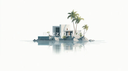 Island Architecture Art Print